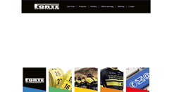 Desktop Screenshot of fortesportswear.nl